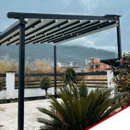 Satellite Roof, design, production and execution of a movable swimming pool roof in Tehran