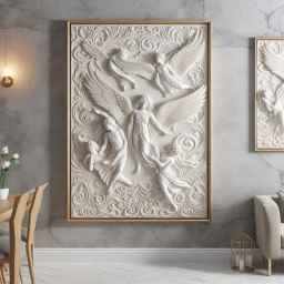 Mani Art and Architecture House, design and training of modern stucco and relief in Mashhad