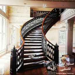 Ghasemi Metal Industries, production, sales and implementation of suspended stairs and spiral stairs in Mehrshahr, Karaj