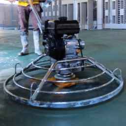 Rain concrete, implementation of butterfly trowel concreting in Mashhad