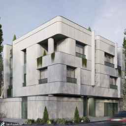 Tek Mehraz Architecture Group, designer and executive of building facade and plan in Yazd