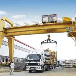 Parsian Crane Iranian, construction and commissioning of overhead gantry crane in Tehran