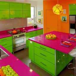 Colorful cabinet shop
