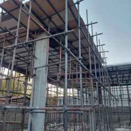 Messiah's metal scaffolding