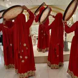 Rosh Banu's bridesmaid and funeral group in Rasht