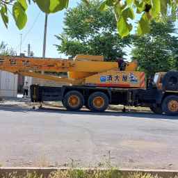 Crane technical services, repair of all types of hydraulic pumps, Asad Mobile Mechanics in Mahabad