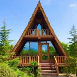 Construction of all kinds of wooden huts and gazebos of wooden structures in Tehran