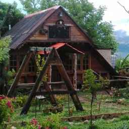 Ecotourism and agriculture and the wooden hut of Taban mansion in Sari