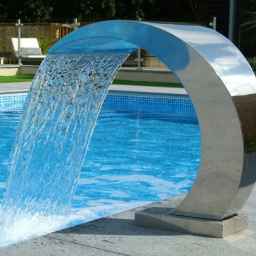 Production of all kinds of fountains, pool curtains and steel tanks of the production group of Zayandeh Rood Waterfall in Isfahan