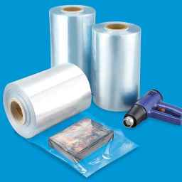 Dry pvc nylon shrink roll and printed nylon and nylex name Baspar Plast in Tehran