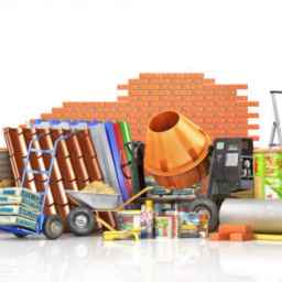Distribution of stable building materials in Karaj