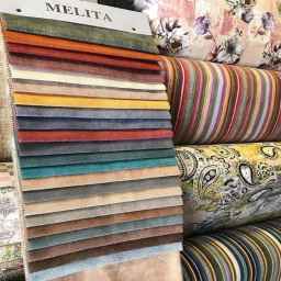 Faraji Valiasr fabric and furniture store in Tehran