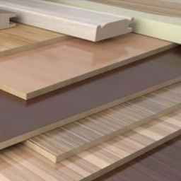 Polyglass Foamnate MDF and Flamerzi Wood white chipboard in Tehran