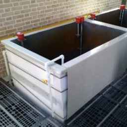 Production and construction of Hadi Lo electroplating tub in Qods city, Tehran