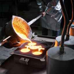 Zarin Sanat metallurgy and Hamid Tiger Paw foundry in Karaj