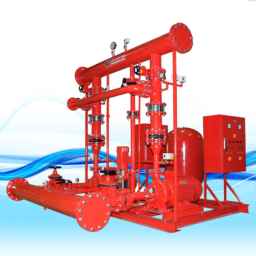 Booster water supply pump and Arouji fire department in Tehran