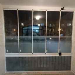 Sorin Construction Group, sale of accordion balcony glass and glass partition in Tehran