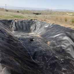 Polyab Gostar Alborz implementation of polymer pool and construction pit in Karaj