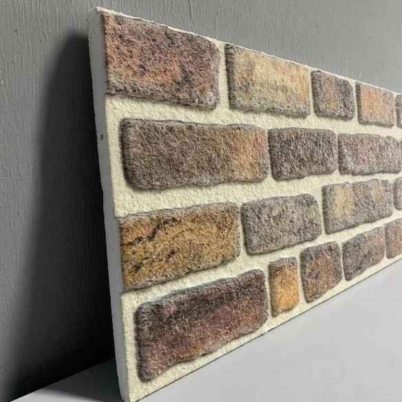 Foam wall coverings with adhesive back