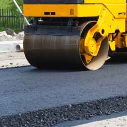 The construction of Metin, implementation of asphalt work and road construction and construction in Karaj