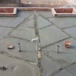 Khanari foam concrete, implementation of building slope foam concrete in Sari, Mazandaran