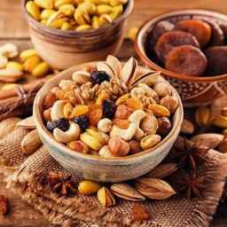 Abdallahi dry goods store, selling nuts and legumes in Barazjan