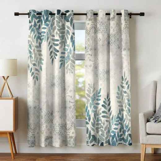 Zebra and punchy curtains
