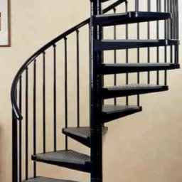 Mobaraki welding, construction of round metal stairs in Shiraz