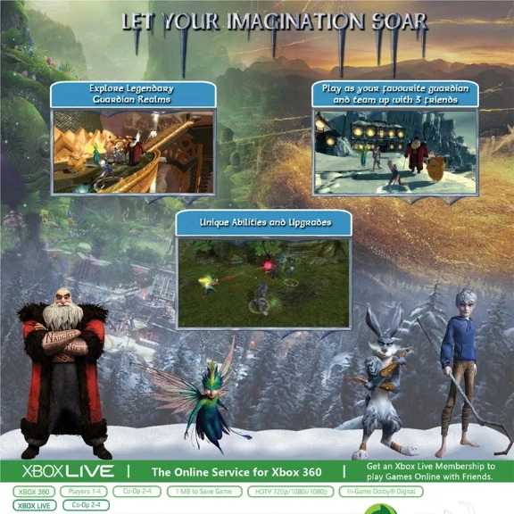 بازی Rise of the Guardians مخصوص xbox 360