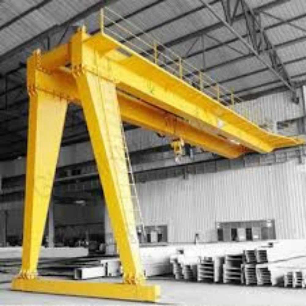 Half gantry crane