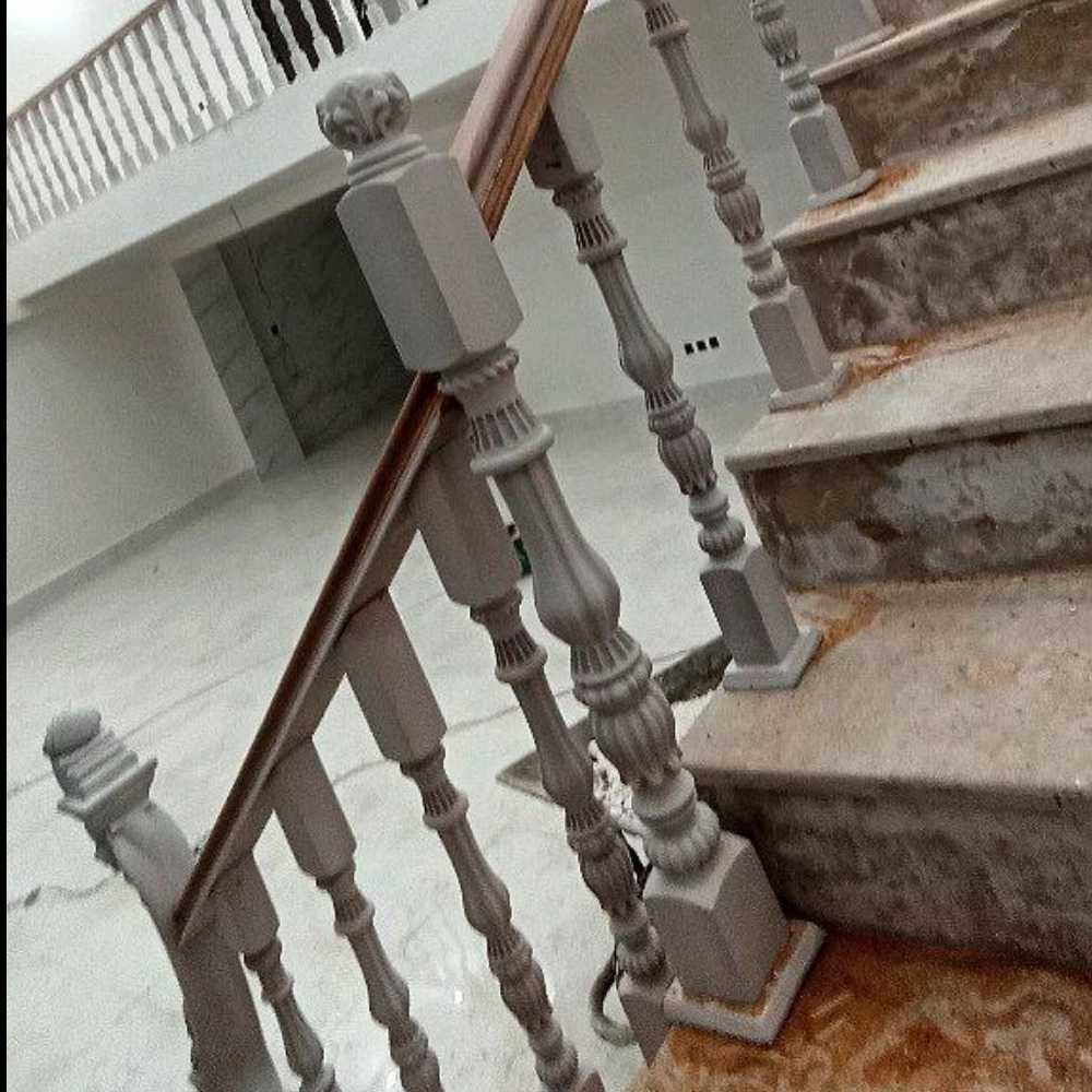 نرده چوبی پایه سی ان سی جنس راش