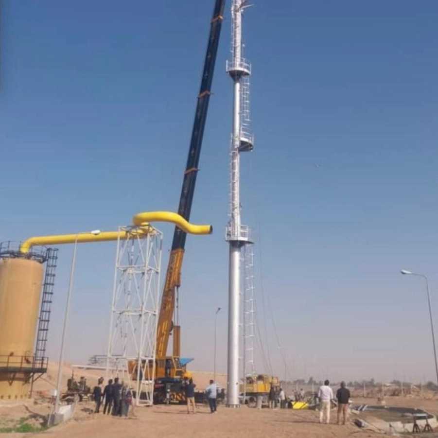 Flare installation of 2 meters