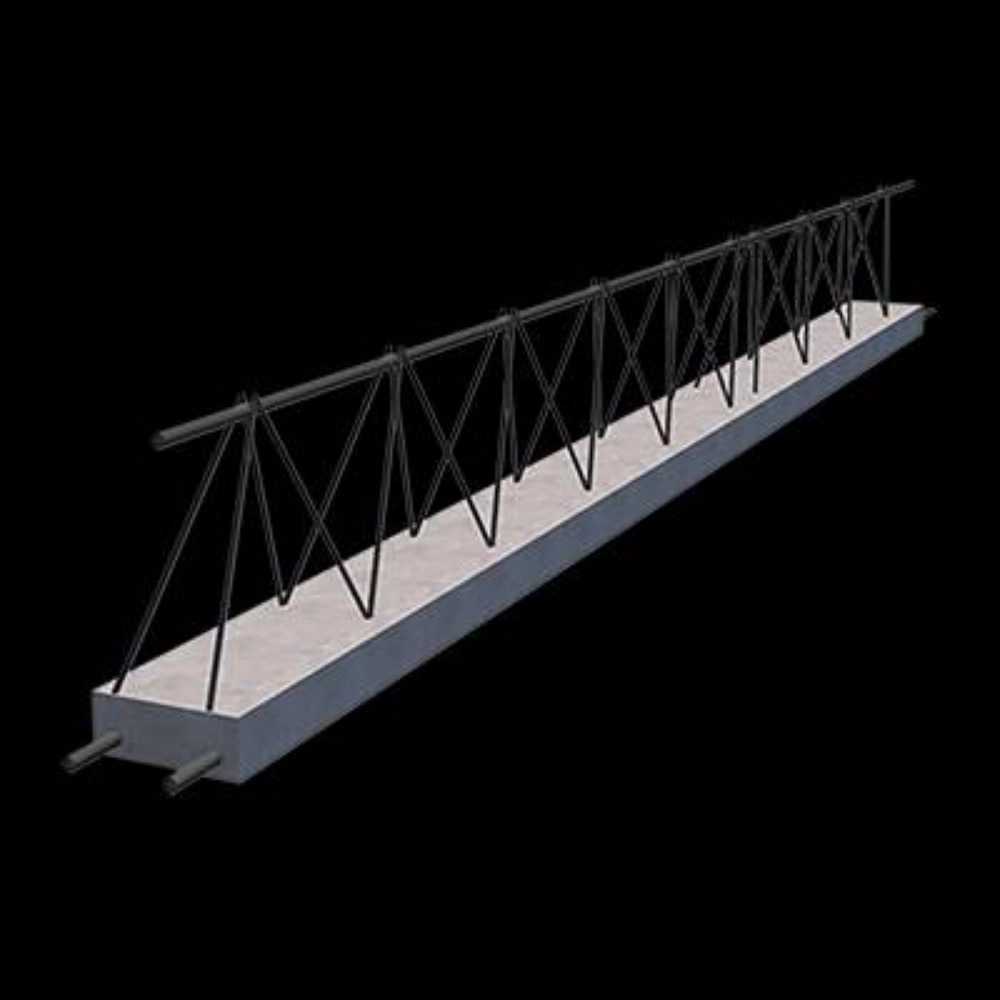 Industrial concrete heel beam
