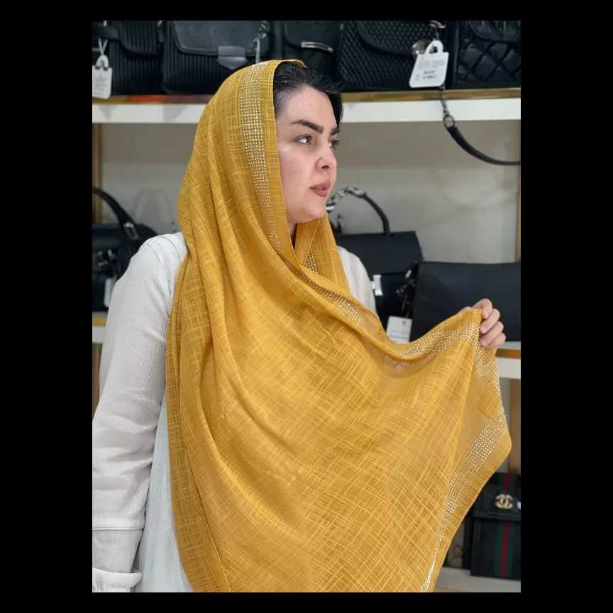 شال نخ دور نگین دار