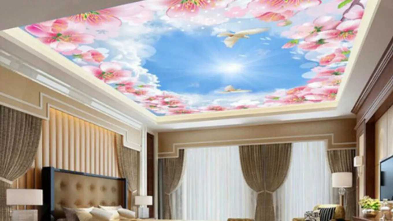Elastic ceiling and interior decoration design of Art May in Rasht