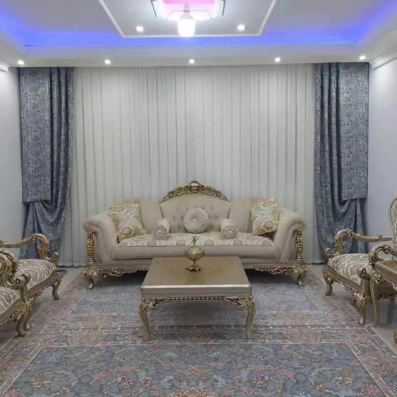 پرده مخمل هنری