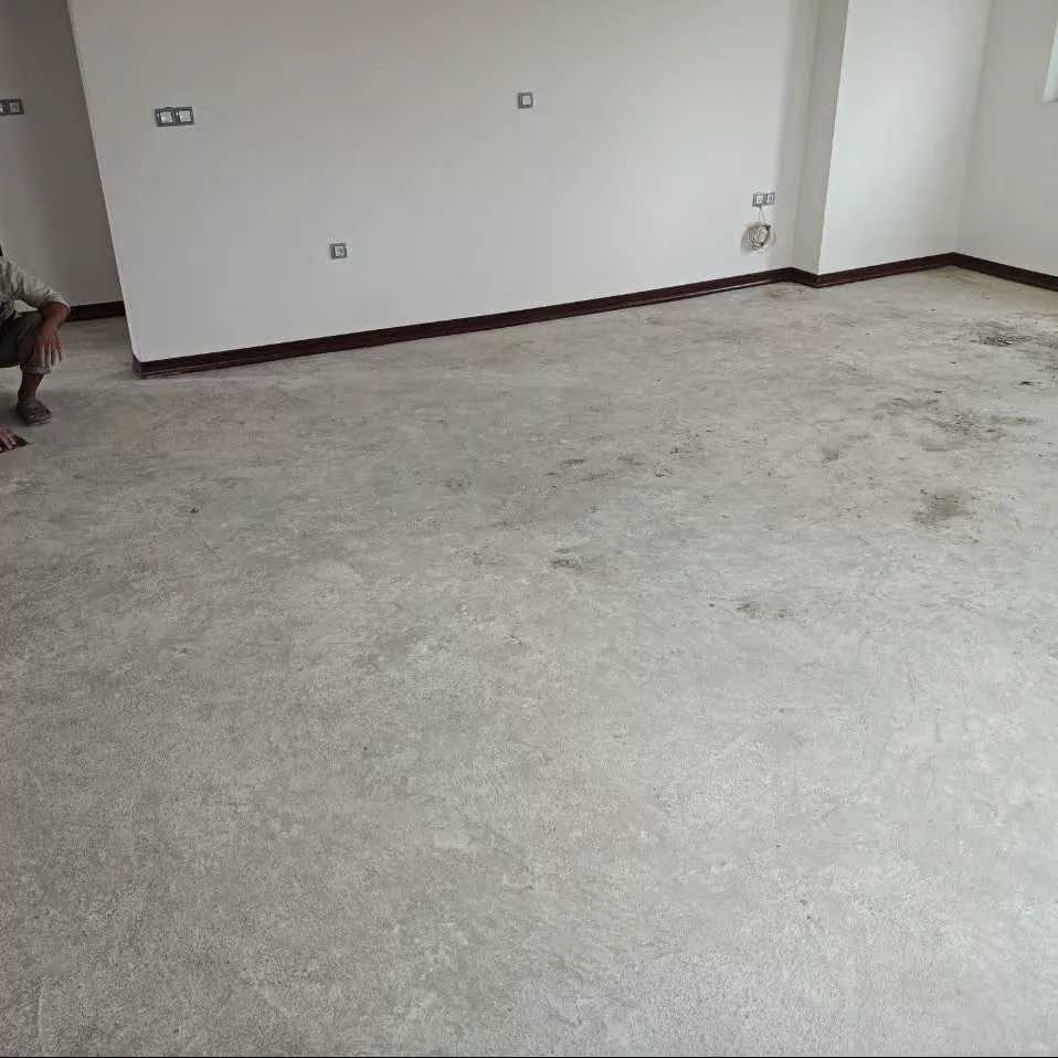 قبل و بعد اجرای کفپوش سه میل متراژ هر بسته 3/34