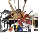 Musical instruments and decorative stone instruments in Tehran