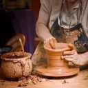 Parsine traditional pottery workshop in Ramsar
