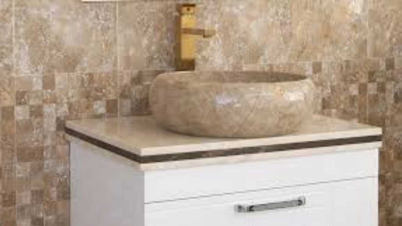 Production of all kinds of wash basins decorated with Tajik stone in Ray Shahr, Tehran