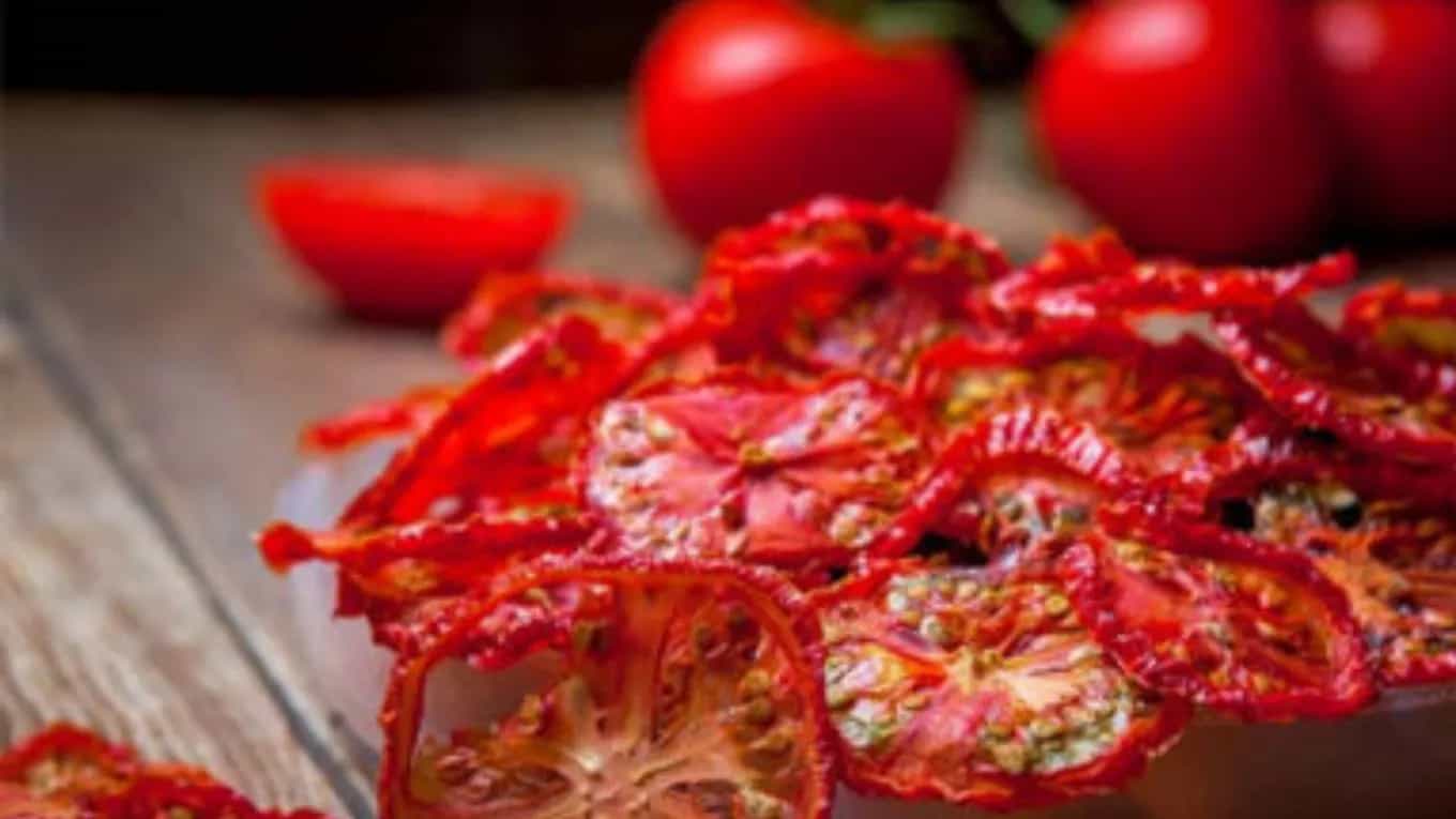 Properties of dried tomatoes