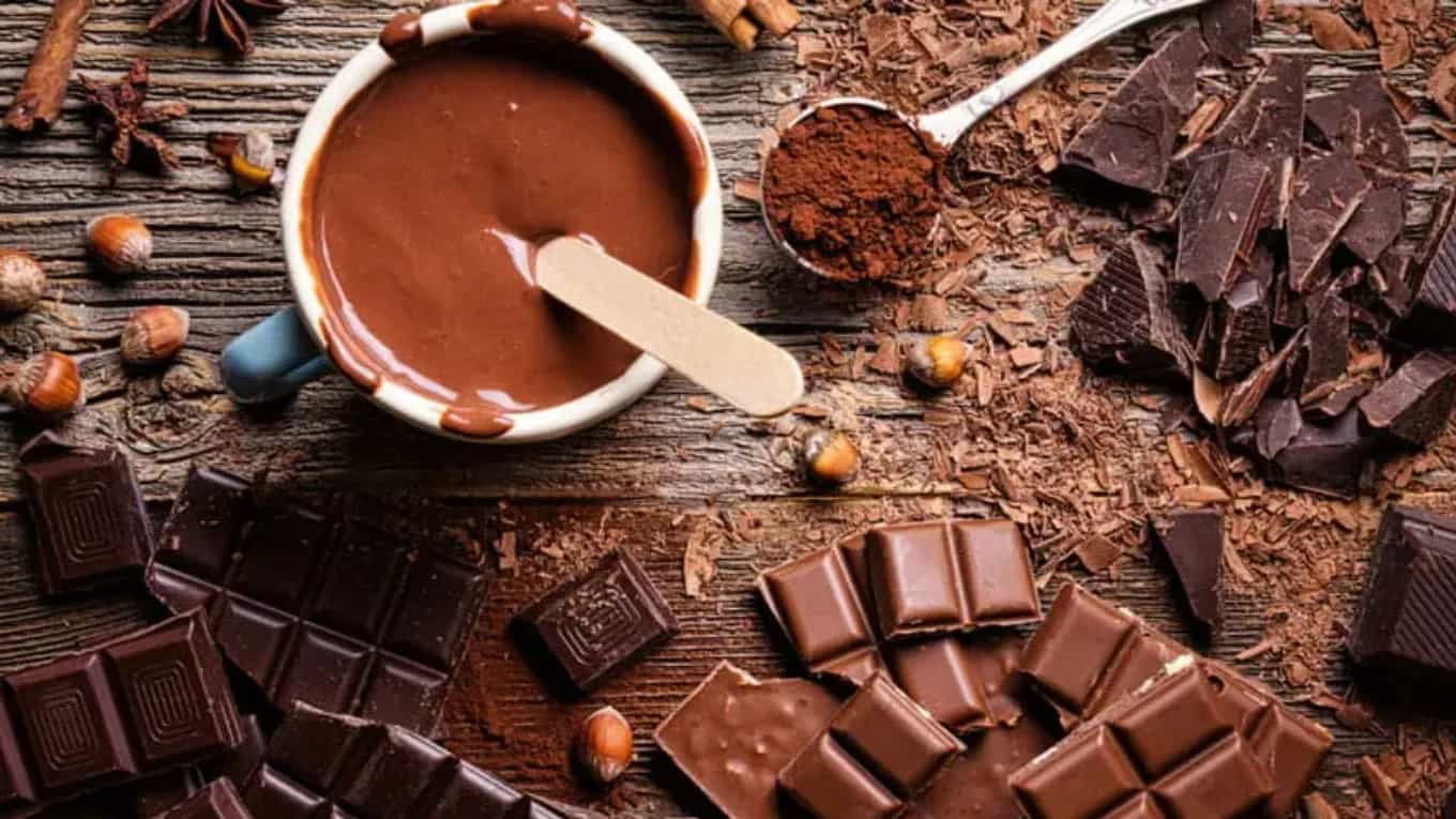 All kinds of chocolate