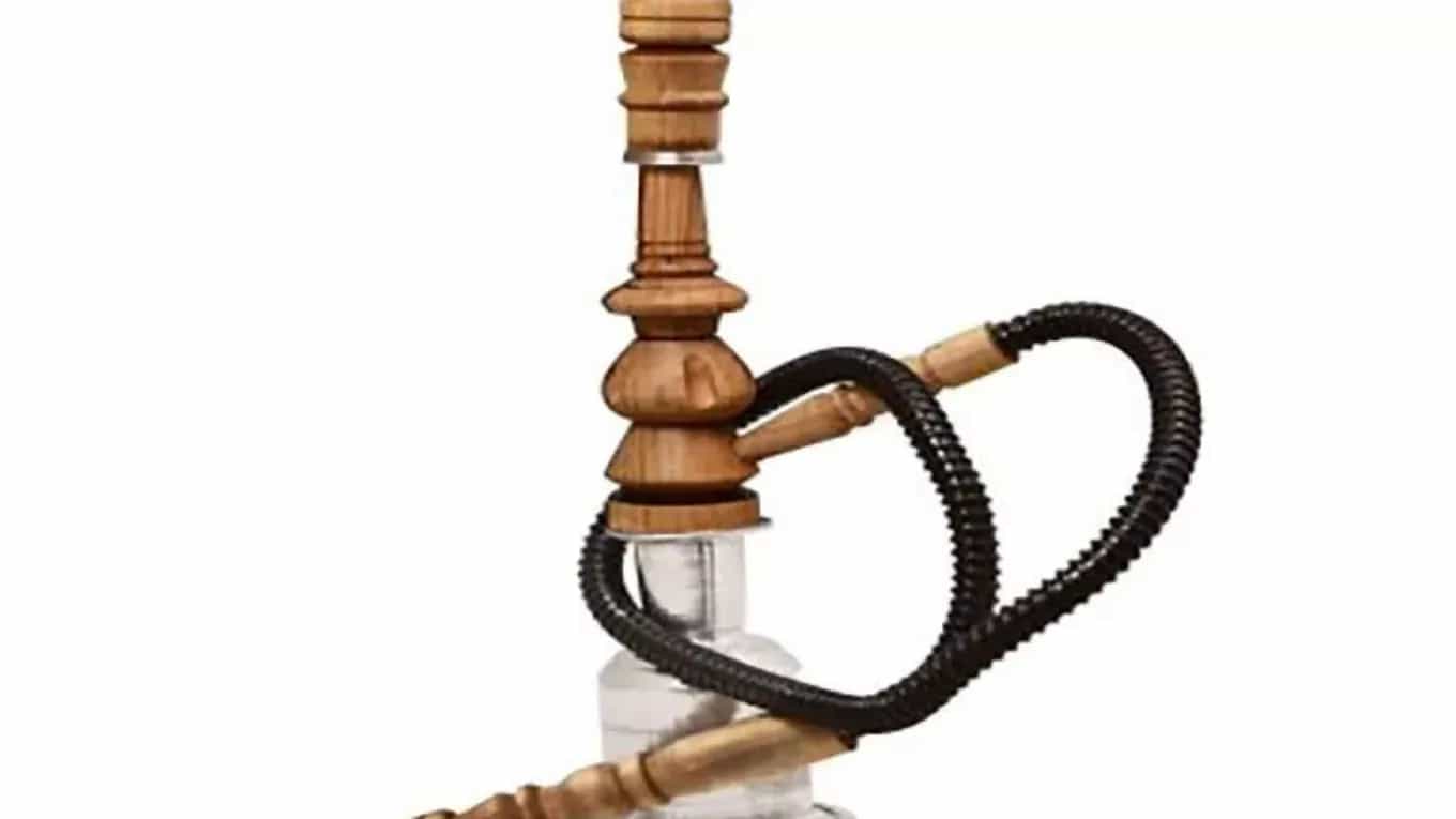 What is wooden hookah skewering?