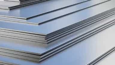 Refractory steel sheet