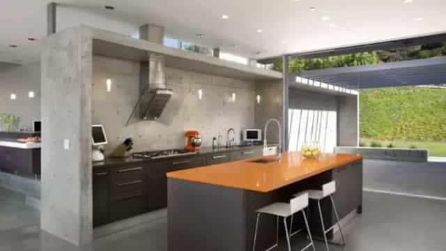 Internal exposed concrete
