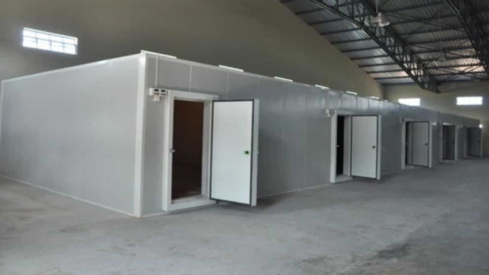 Types of industrial cold storage in terms of temperature range
