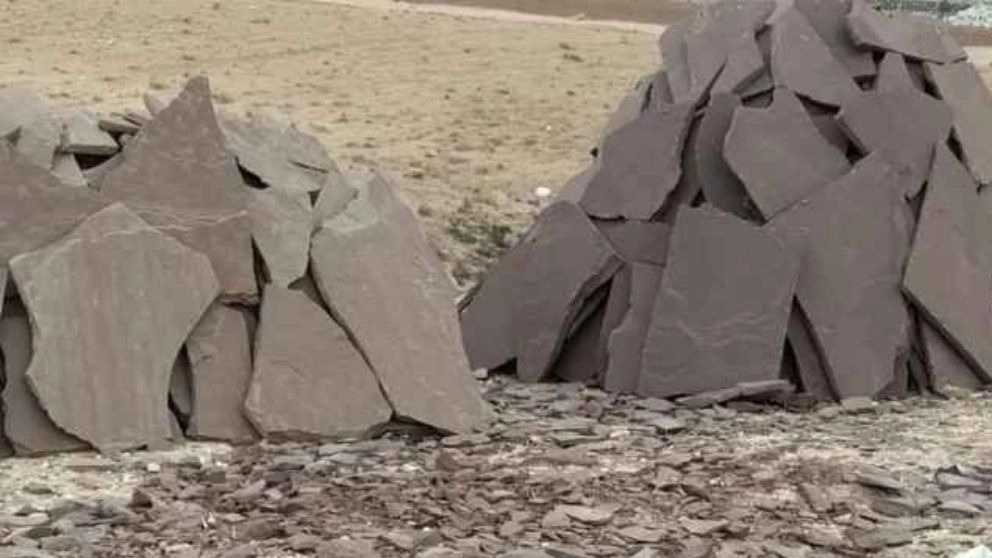 بيع الحجارة المسطحة والجبلية من منجم دماوند