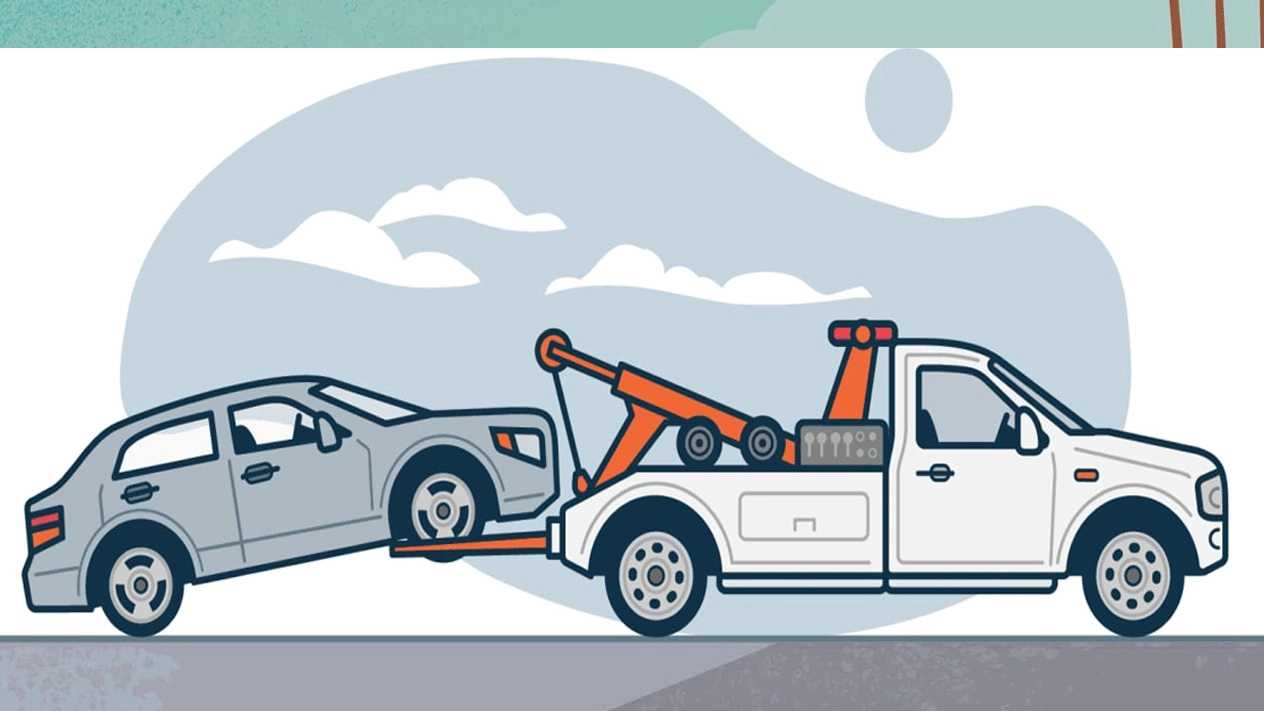 Free wheeled mobile tow truck in Kerman