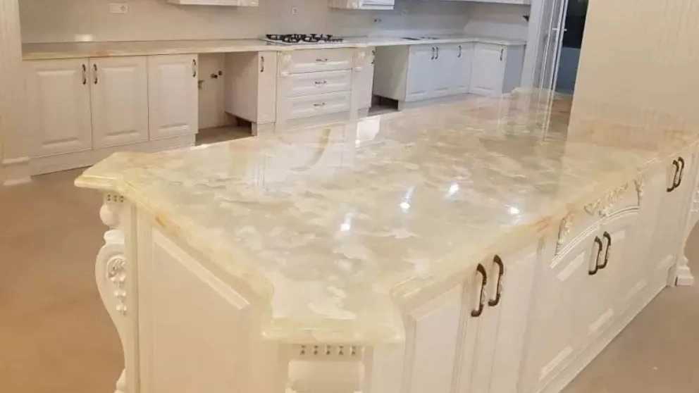 انواع سنگ روی کابینت آشپزخانه