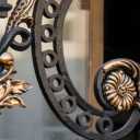 Making all kinds of wrought iron products for the fence of the Shiraz Forge gazebo door in Shiraz